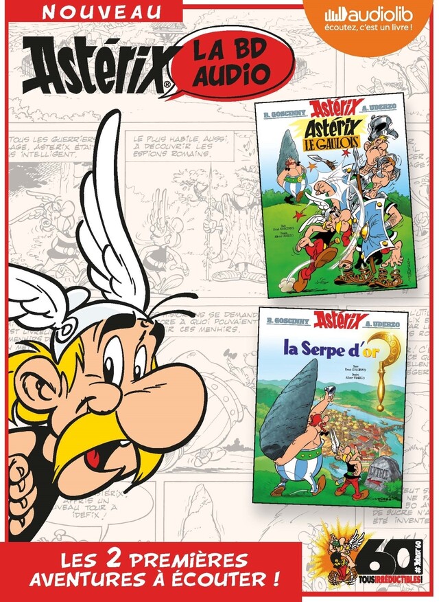 Astérix le Gaulois / Astérix - La Serpe d'or - Albert Uderzo, René Goscinny - Audiolib