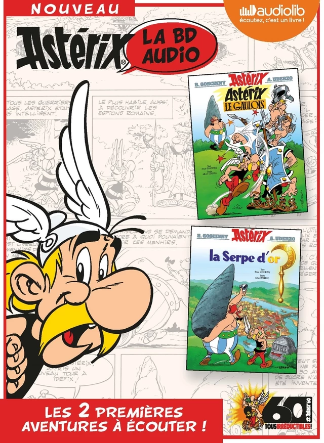 Astérix le Gaulois / Astérix - La Serpe d'or - Albert Uderzo, René Goscinny - Audiolib