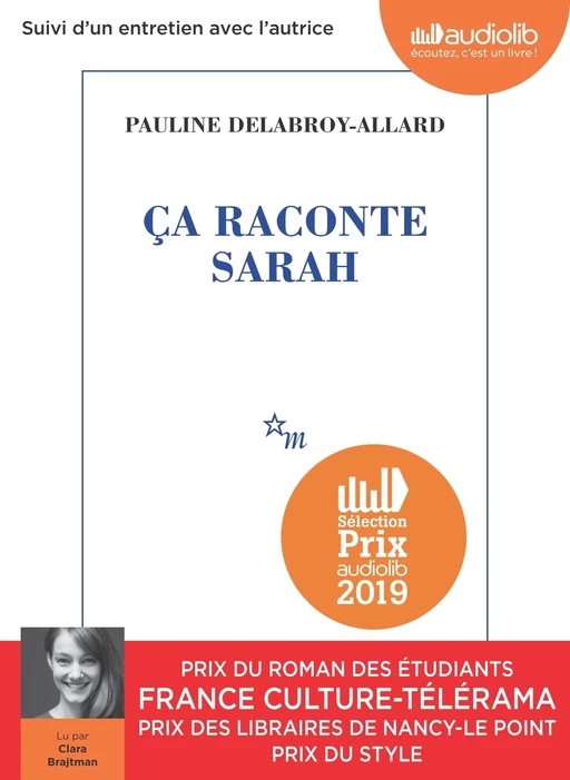 Ça raconte Sarah - Pauline Delabroy-Allard - Audiolib