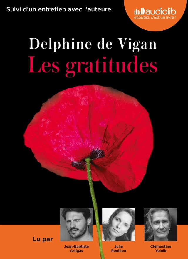 Les Gratitudes - Delphine deVigan - Audiolib