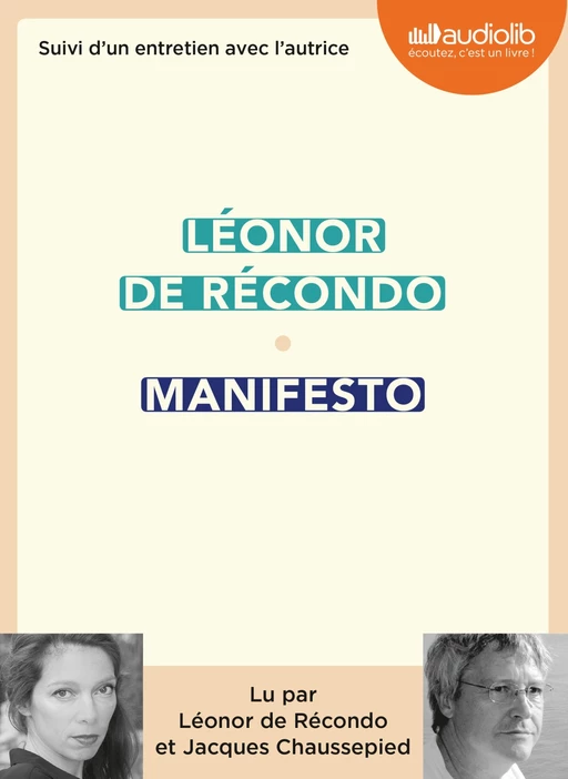 Manifesto - Léonor de Récondo - Audiolib