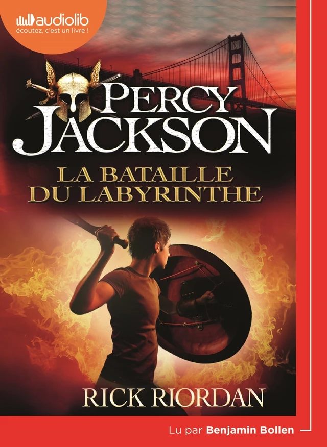 Percy Jackson 4 - La Bataille du labyrinthe - Rick Riordan - Audiolib