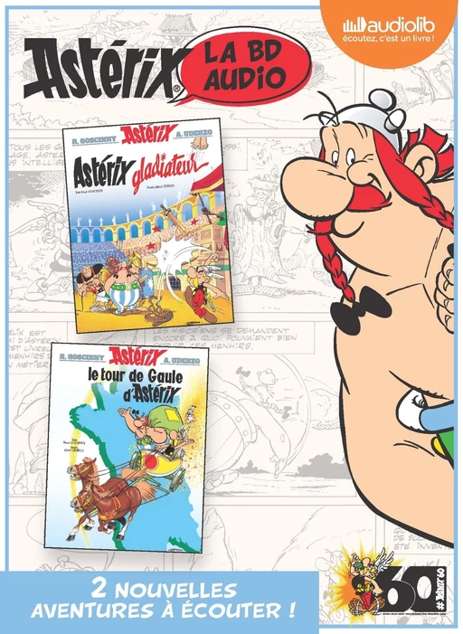 Astérix Gladiateur / Le Tour de Gaule d'Astérix - Albert Uderzo, René Goscinny - Audiolib