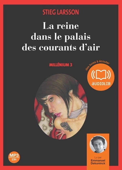 La reine dans le palais des courants d'air - Millénium 3 - Stieg Larsson - Audiolib