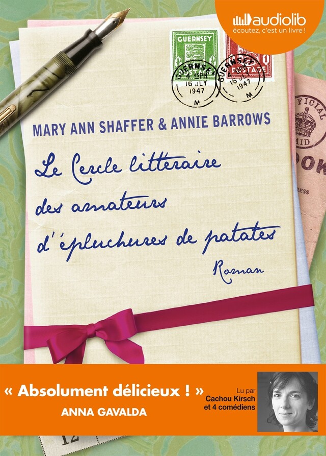 Le Cercle littéraire des amateurs d'épluchures de patates - Mary Ann Shaffer, Annie Barrows - Audiolib