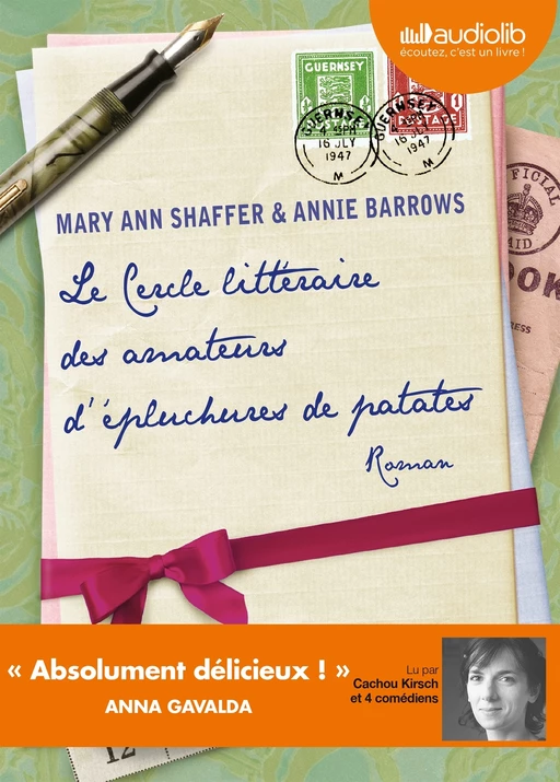 Le Cercle littéraire des amateurs d'épluchures de patates - Mary Ann Shaffer, Annie Barrows - Audiolib