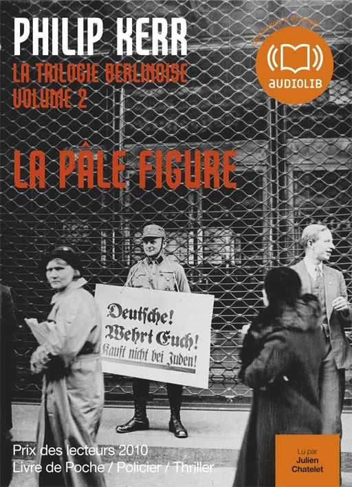 La pâle figure - La trilogie berlinoise 2 - Philip Kerr - Audiolib