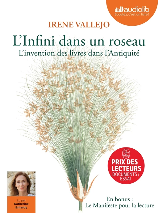 L'Infini dans un roseau suivi du Manifeste pour la lecture - Irene Vallejo - Audiolib