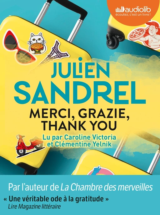 Merci, grazie, thank you - Julien Sandrel - Audiolib