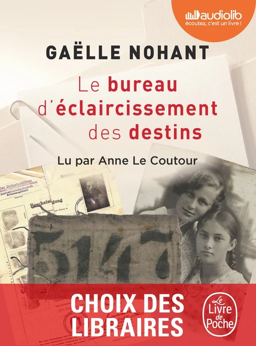 Le Bureau d'éclaircissement des destins - Gaëlle Nohant - Audiolib