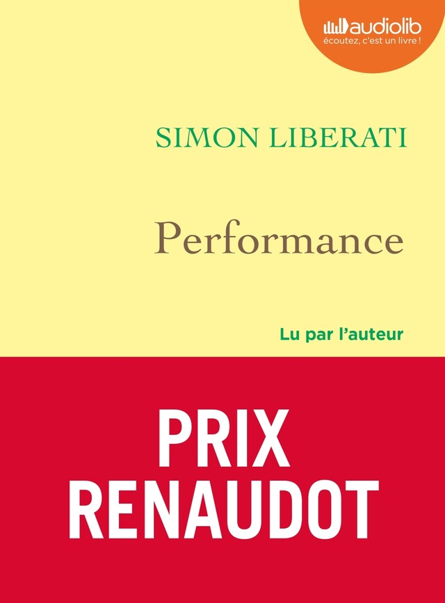 Performance - Simon Liberati - Audiolib