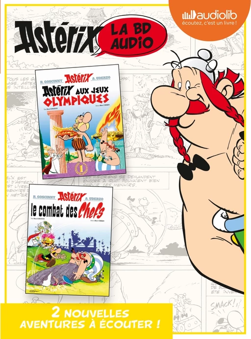 Astérix aux Jeux Olympiques/Le Combat des chefs - Albert Uderzo, René Goscinny - Audiolib